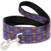 Dog Leash - Classic Aladdin Magic Carpet Tapestry Blue/Purple/Gold/Red Dog Leashes Disney   