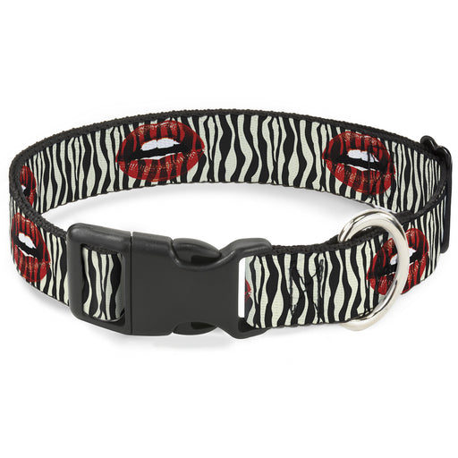 Plastic Clip Collar - Mouth Zebra Plastic Clip Collars Buckle-Down   