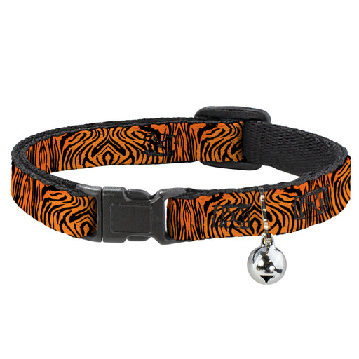 Cat Collar Breakaway - Tiger2 Orange Black Breakaway Cat Collars Buckle-Down   