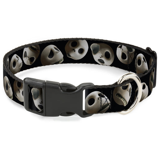 Plastic Clip Collar - Jack 10-Expressions Staggered Black Plastic Clip Collars Disney   