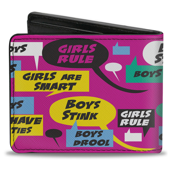 Bi-Fold Wallet - Girls Rule Bubbles Bi-Fold Wallets Buckle-Down   
