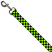 Dog Leash - Checker Black/Neon Green Dog Leashes Buckle-Down   