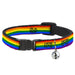 Cat Collar Breakaway - Flag Pride Rainbow Breakaway Cat Collars Buckle-Down   