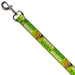 Dog Leash - DAFFY DUCK w/Face CLOSE-UP Greens Dog Leashes Looney Tunes   