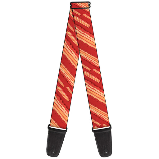 Guitar Strap - Bacon Slices Red Guitar Straps Buckle-Down   