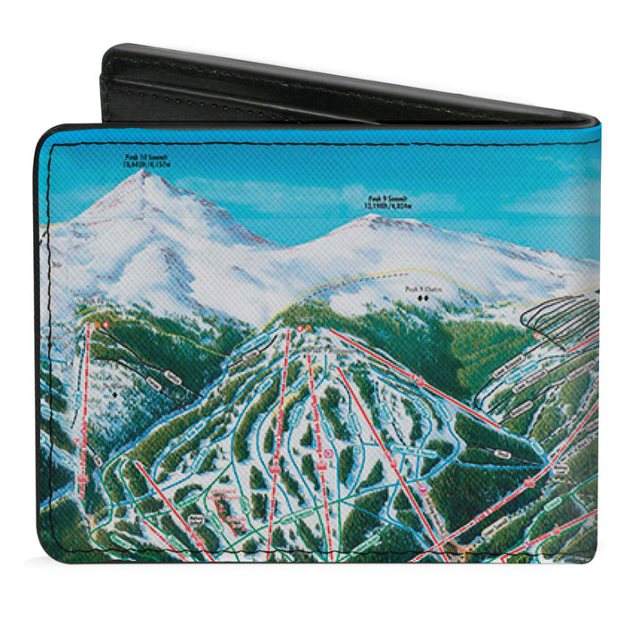 Bi-Fold Wallet - Colorado Breckenridge Ski Maps Bi-Fold Wallets Buckle-Down   