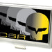 Business Card Holder - SMALL - C6 Racing w Skull Repeat FCG Black Yellow Silver Business Card Holders GM General Motors   