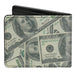 Bi-Fold Wallet - Benjamins2 Stacked Bi-Fold Wallets Buckle-Down   