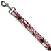 Dog Leash - Rising Sun White/Red Dog Leashes Buckle-Down   