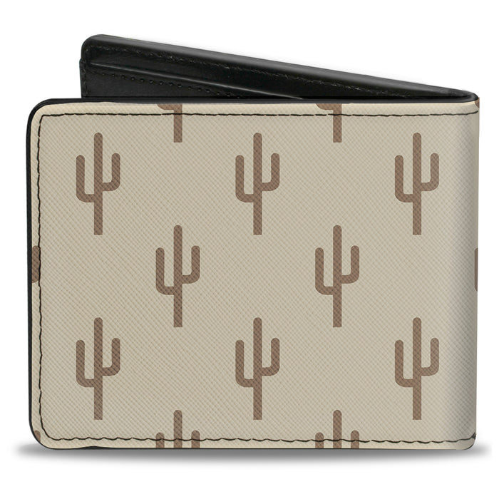 Bi-Fold Wallet - Cacti2 Tans Bi-Fold Wallets Buckle-Down   