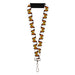 Lanyard - 1.0" - Monarch Butterfly Repeat White Lanyards Buckle-Down   