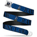 Ravenclaw Crest Full Color Seatbelt Belt - Harry Potter RAVENCLAW & Crest Blue/Black Webbing Seatbelt Belts The Wizarding World of Harry Potter   