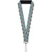 Lanyard - 1.0" - Anchors w Stripes White Blue Red Lanyards Buckle-Down   