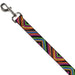 Dog Leash - Chevron Freehand CLOSE-UP Multi Color Dog Leashes Buckle-Down   