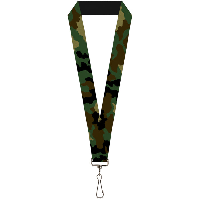 Lanyard - 1.0" - Camo Olive Lanyards Buckle-Down   