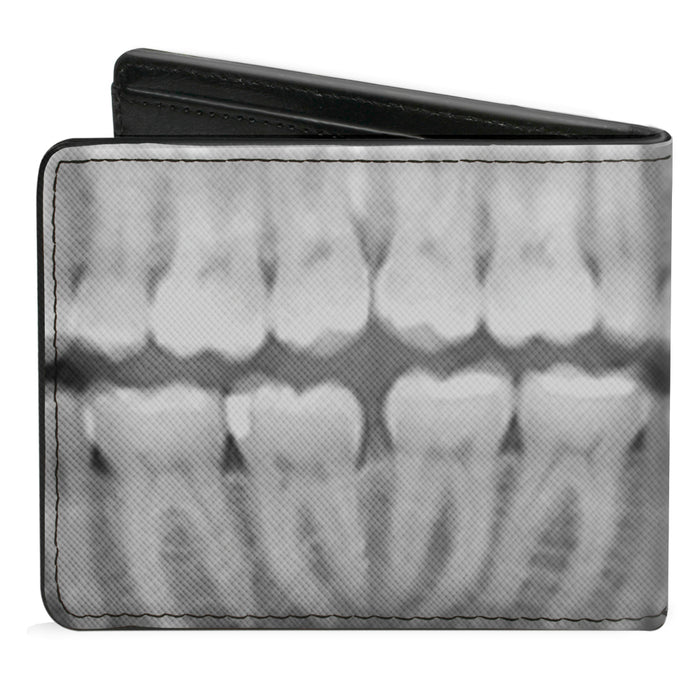 Bi-Fold Wallet - Dental X-Rays Black White Bi-Fold Wallets Buckle-Down   
