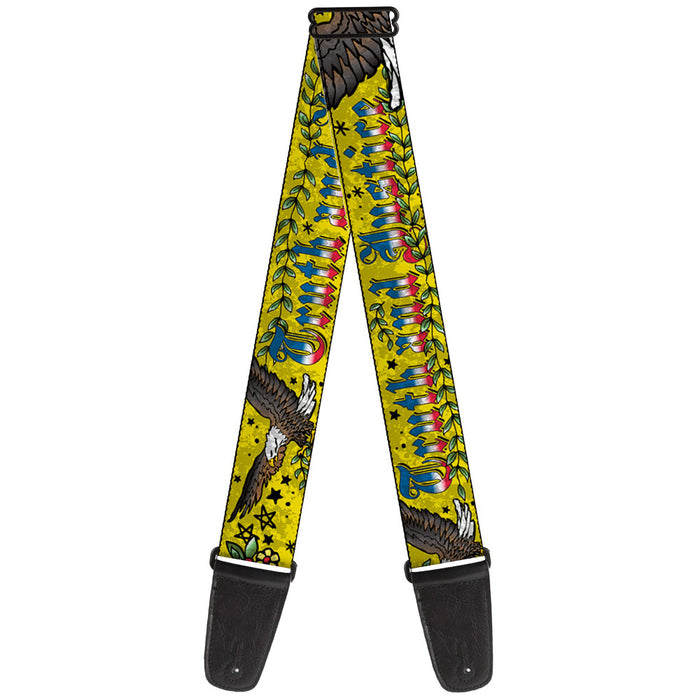 Guitar Strap - Truth and Justice Yellow Guitar Straps Buckle-Down   