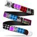 BD Wings Logo CLOSE-UP Full Color Black Silver Seatbelt Belt - Plaid & Animal Skins Webbing Seatbelt Belts Buckle-Down   