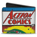 Bi-Fold Wallet - Classic ACTION COMICS Issue #1 Superman Lifting Car Cover Pose Bi-Fold Wallets DC Comics   