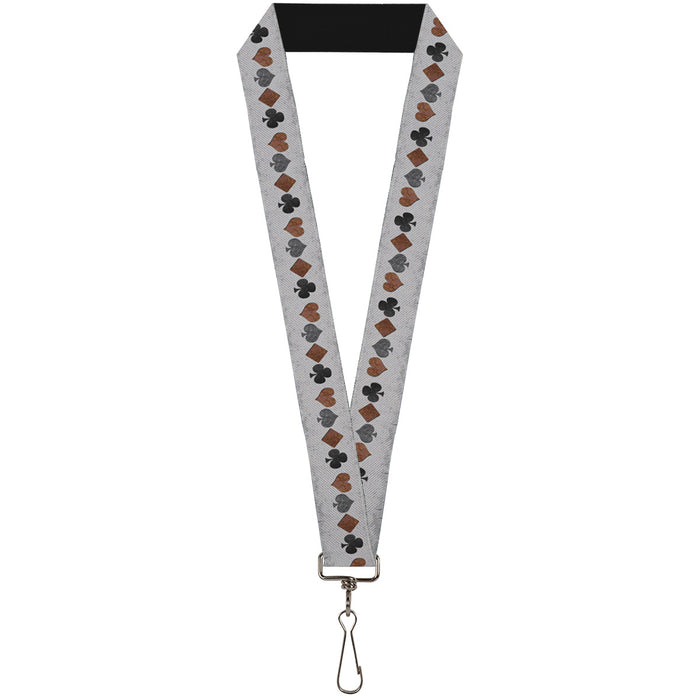 Lanyard - 1.0" - Suits Gray Stone Lanyards Buckle-Down   