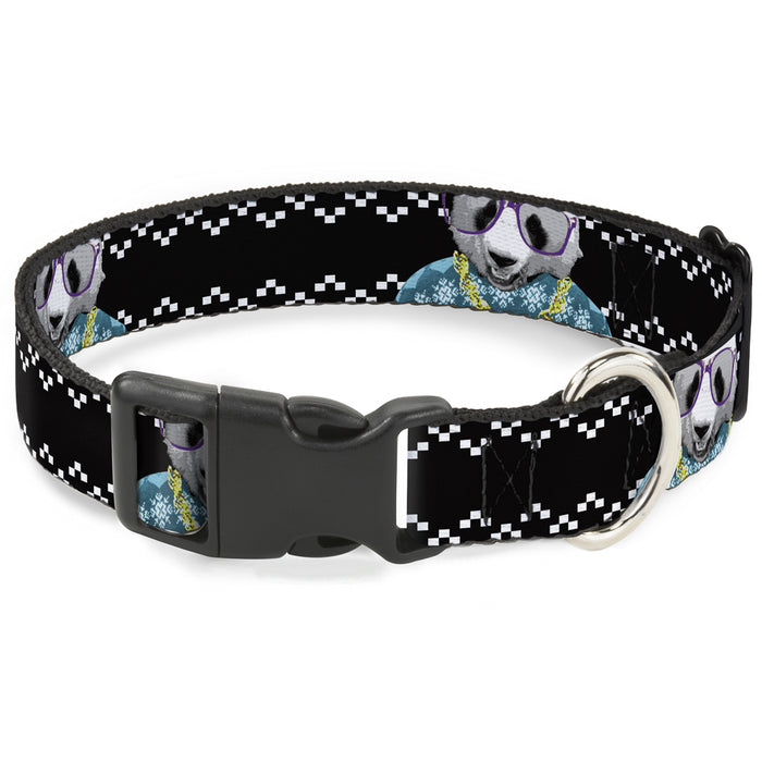 Plastic Clip Collar - Panda Bling Plastic Clip Collars Buckle-Down   