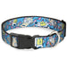 Plastic Clip Collar - Rocko & Spunky Scattered Expressions/Triangles Blue/Lavender Plastic Clip Collars Nickelodeon   