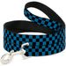 Dog Leash - Checker Black/Turquoise Dog Leashes Buckle-Down   