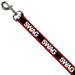 Dog Leash - SWAGG Black/White/Red Stripe Dog Leashes Buckle-Down   