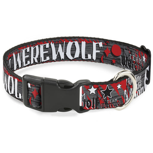 Plastic Clip Collar - Team Werewolf Plastic Clip Collars Buckle-Down   