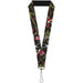 Lanyard - 1.0" - Live Hard Die Young CLOSE-UP Black Lanyards Buckle-Down   