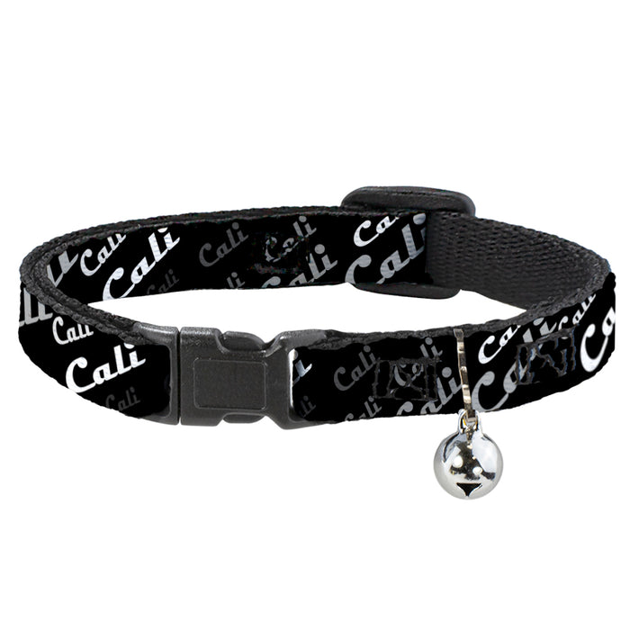 Cat Collar Breakaway - CALI Fade Diagonal Black Gray White Breakaway Cat Collars Buckle-Down   