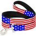 Dog Leash - Americana Stars & Stripes3 Red/White/Blue Dog Leashes Buckle-Down   
