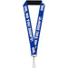 Lanyard - 1.0" - OH, NO YOU DIDN'T!!! Navy Purple White Lanyards Buckle-Down   