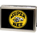 Business Card Holder - LARGE - SUPER BEE Logo FCG Black Yellow White Metal ID Cases Dodge   