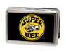 Business Card Holder - LARGE - SUPER BEE Logo FCG Black Yellow White Metal ID Cases Dodge   
