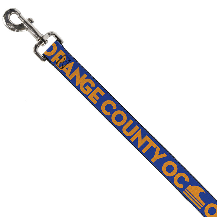 Dog Leash - ORANGE COUNTY/Wave Icon Blue/Orange Dog Leashes Buckle-Down   