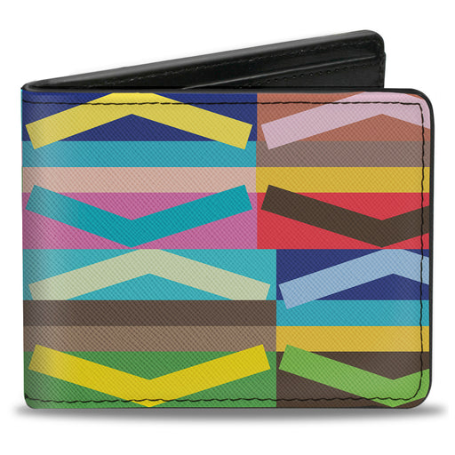 Bi-Fold Wallet - Geometric10 Multi Color Bi-Fold Wallets Buckle-Down   