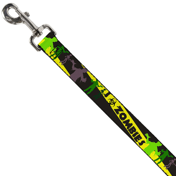 Dog Leash - Zombies Biohazard Black/Yellow/Green Dog Leashes Buckle-Down   