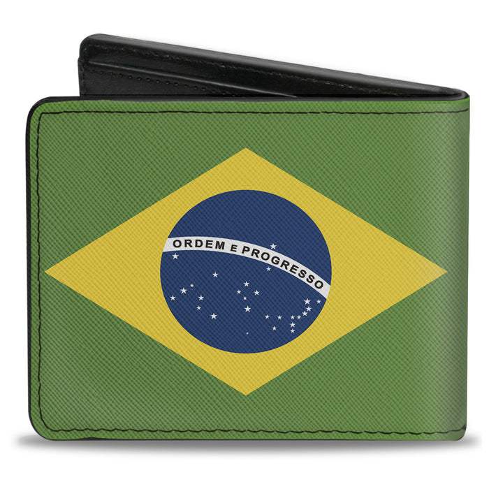 Bi-Fold Wallet - Brazil Flags Bi-Fold Wallets Buckle-Down   