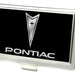 Business Card Holder - SMALL - Pontiac FCG Black Silver Business Card Holders GM General Motors   