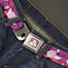 Alice Cards Full Color Pinks Seatbelt Belt - Alice Meets the Queen of Hearts Poses/Card March Webbing Seatbelt Belts Disney   