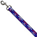 Dog Leash - 'MERICA FUCK YEAH!/USA Silhouette Blue/White/Red/US Flag Dog Leashes Buckle-Down   