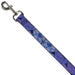 Dog Leash - Vivid Floral Collage3 Blues/Purples Dog Leashes Buckle-Down   