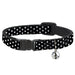 Cat Collar Breakaway - Mini Stars3 Black White Breakaway Cat Collars Buckle-Down   