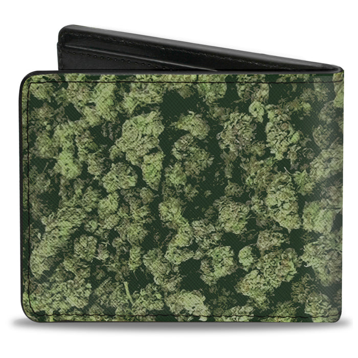 Bi-Fold Wallet - Vivid Marijuana Nugs Stacked Bi-Fold Wallets Buckle-Down   