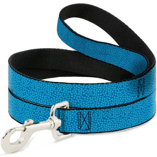 Dog Leash - Ditsy Floral Blue/Light Blue/White Dog Leashes Buckle-Down   
