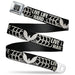 BD Wings Logo CLOSE-UP Full Color Black Silver Seatbelt Belt - LIVE LIFE HARD/Phoenix Black/Grays Webbing Seatbelt Belts Buckle-Down   