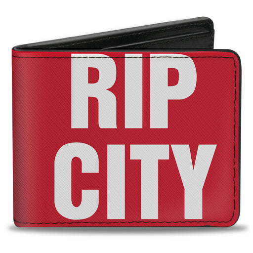 Bi-Fold Wallet - RIP CITY Red White Bi-Fold Wallets Buckle-Down   