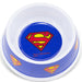 Single Melamine Pet Bowl - 7.5 (16oz) - Superman Shield Blue Pet Bowls DC Comics   