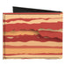 Canvas Bi-Fold Wallet - Bacon Stacked Canvas Bi-Fold Wallets Buckle-Down   